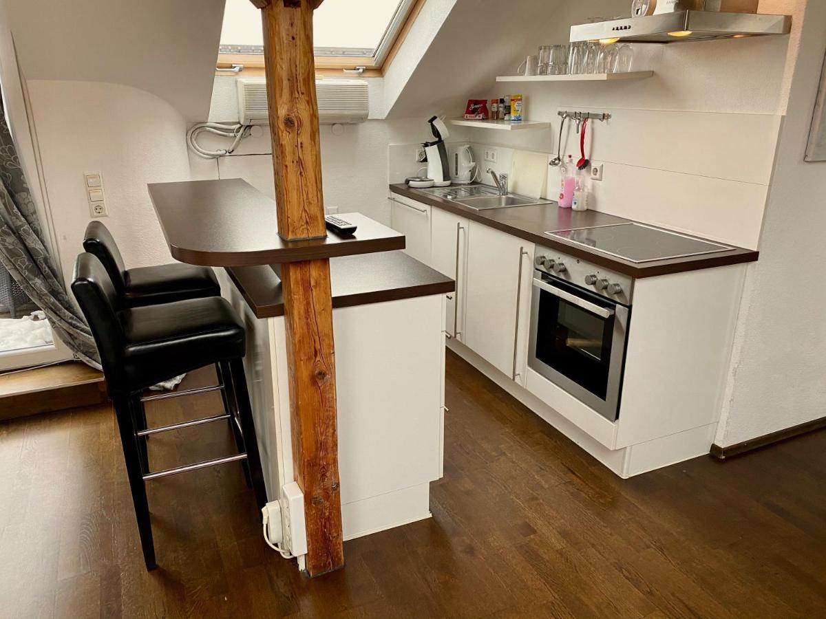 Wohnen Ueber Den Daechern Von Ravensburg, Stadtnah, Kamin, Klima Apartment Luaran gambar