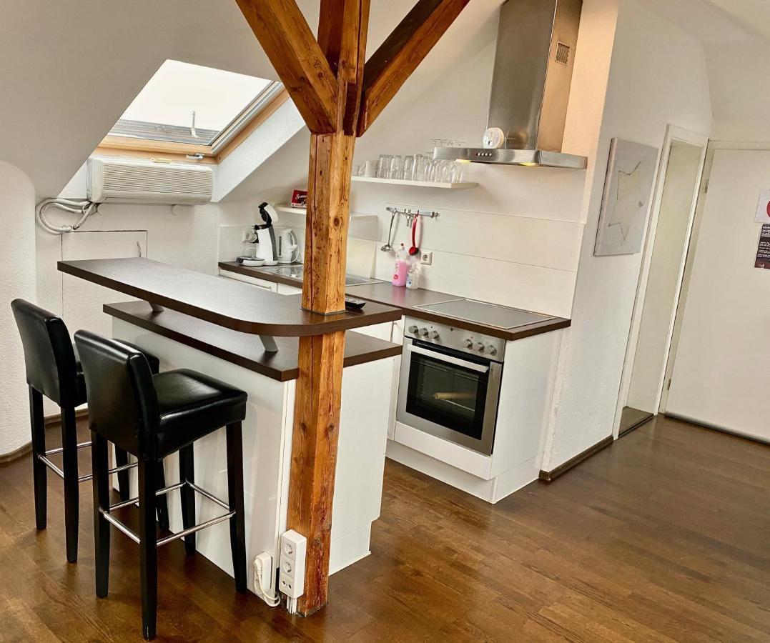 Wohnen Ueber Den Daechern Von Ravensburg, Stadtnah, Kamin, Klima Apartment Luaran gambar